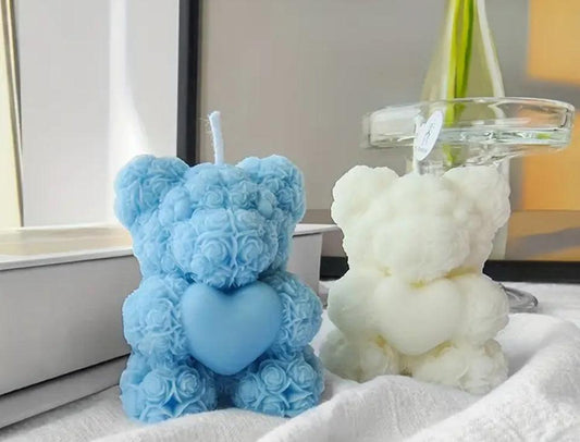 Teddy bear Candle - Candle Love
